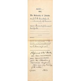 James H R Cruickshank - University of Tasmania - Standard of Commercial Certificates