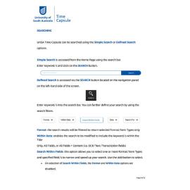 Searching the Time Capsule