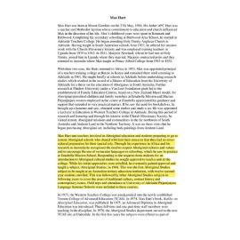 Laying the foundation