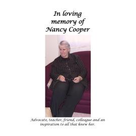 In loving memory of Nancy Cooper 