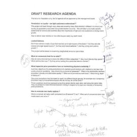 Research Agenda for Mars 2009 with Bios