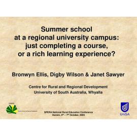 Singing the praises of Summer School