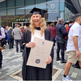 Graduation Photo Daniela Merceron 