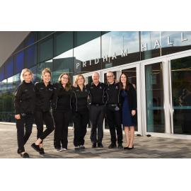 Inaugural graduation ceremony at Pridham Hall