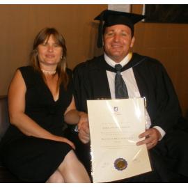 First Aboriginal person to receive a Master of Podiatry