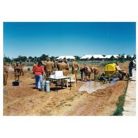 Fun and frivolity in the mud
