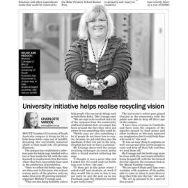 Caps off to recycling