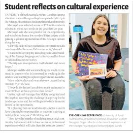 Student reflects on APY Lands trip