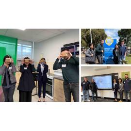 School demo of  VR Construction Technology 