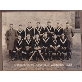 Intervarsity Baseball Team, 1933