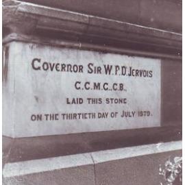 Mitchell Building Foundation Stone, c1974