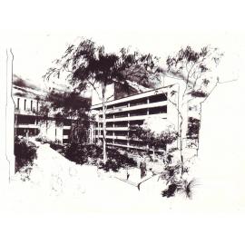Wills Court Architectural Plan, c1973