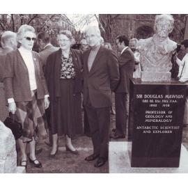 Mawson Bust Unveiling, 1982