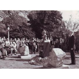 Mawson Bust Unveiling, 1982