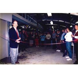 Professor Geoff Fincher Opening Soil Science Laboratory, c1990