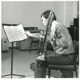 Music Department Trombonist, c1980