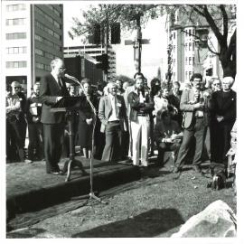 Unveiling of Douglas Mawson's Bust, 1982
