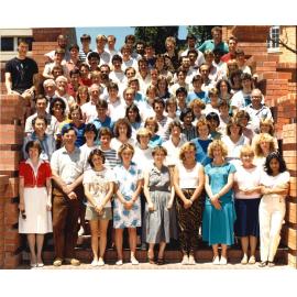 Biochemisty Department Staff Group, c1986