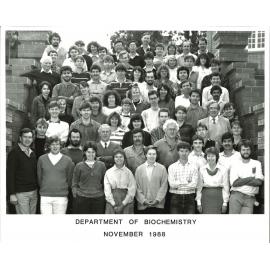 Biochemistry Department Staff Group, 1988