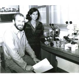Dr Andrew Austin and Alice Wells, c1980