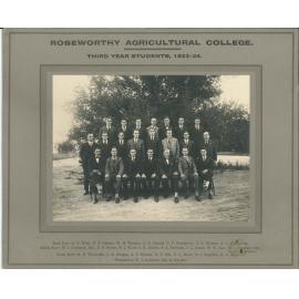Third Year Students, Roseworthy Agricultural College, 1923-24