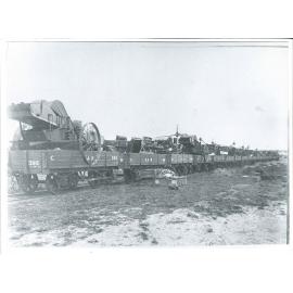 Farm Machinery on Rail Trucks