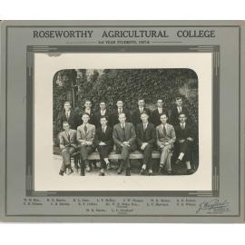 Third Year Students, Roseworthy Agricultural College, 1927-28