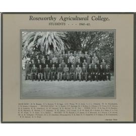 Students, Roseworthy Agricultural College, 1941-42