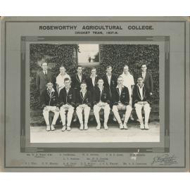 Cricket Team, Roseworthy Agricultural College, 1927