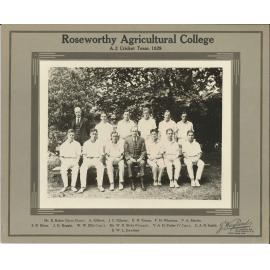 A.2 Cricket Team, Roseworthy Agricultural College, 1929
