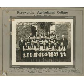 First Football Team, Roseworthy Agricultural College, 1929
