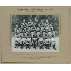 Football Team, Roseworthy Agricultural College, 1944-45
