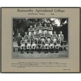 Football Team, Roseworthy Agricultural College, 1941