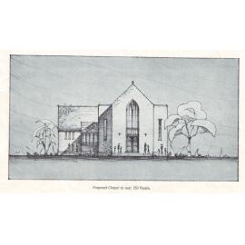 Proposed Memorial Chapel, Roseworthy Agricultural College, 1950