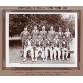 Intercollegiate Rifle and Tennis Teams, Roseworthy Agricultural College, 1935