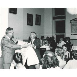 Bob Baker and Director Barrie Thistlethwayte, c1982 