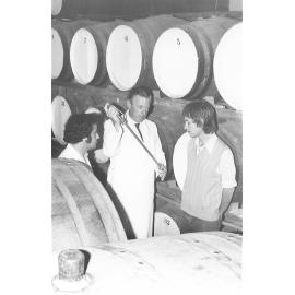 Oenologist Bob Baker With Students, c1970