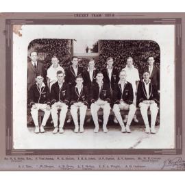 Cricket Team,  Roseworthy Agricultural College, 1927-28