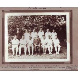 A2 Cricket Team, Roseworthy Agricultural College, 1929