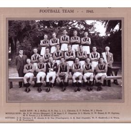 Football Team, Roseworthy Agricultural College, 1941