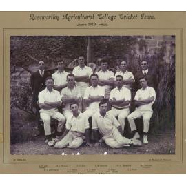  Cricket Team, Roseworthy Agricultural College, 1916