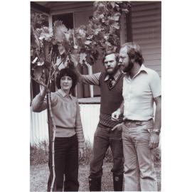 Pru Hentschke, Richard Smart and Peter Dry, 1978