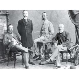 Sir Charles Todd, Sir John Langdon Bonython, John Anderson Hartley, John Walter Tyas, c1891