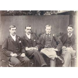 Adelaide Hospital House Surgeons - Russell, Gunson, Irwin, Sangster, 1894