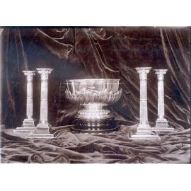 Horace Lamb Rosebowl and Candlesticks, 1898