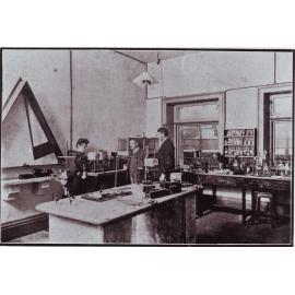 Students in Chemistry Laboratory, 1906