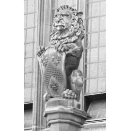 Bonython Hall - Lion Statue, 1973