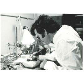 Brent Bowman, Laboratory Technician - Department of Geology and Mineralogy, 1973