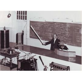 George Rayner Fuller Delivering a Lecture, 1963