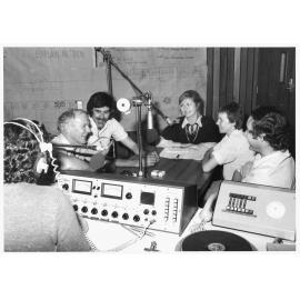 Radio 5UV Studio, 1976